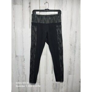 FIRESIDE PINE Pacific Silver Fir - Gunmetal Women’s Leggings Size Large USA Made